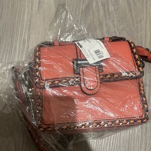 Fashion Nova Vibrant Orange Crossbody Bag